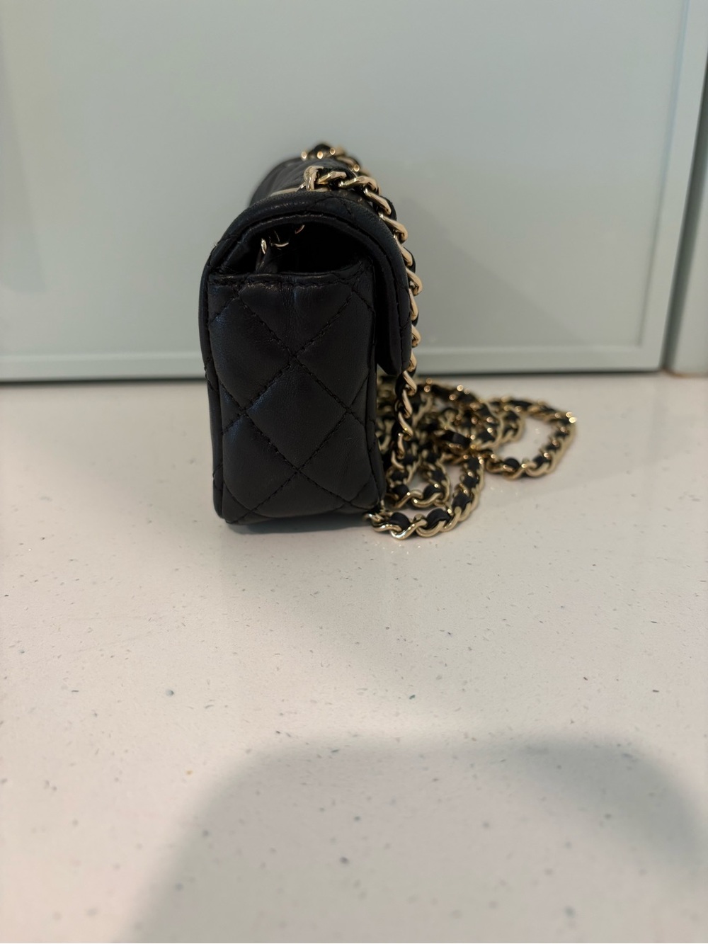 Chanel Extra Mini Classic Flap Black Lambskin Gold Hardware - Picture 4 of 16